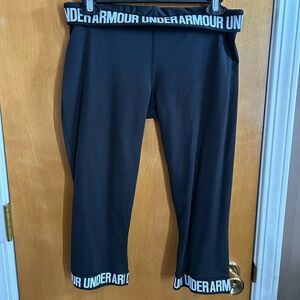 Under Armour Kids Black Trimmed Leggings